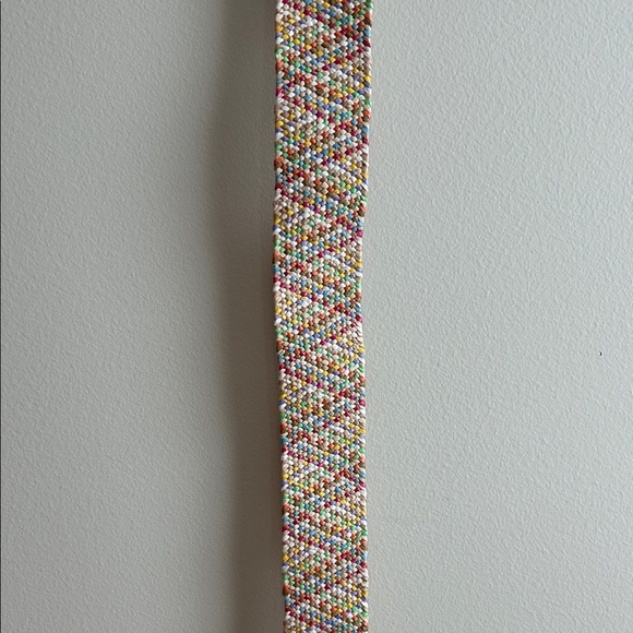 Vince Camuto Colorful Woven Belt with Round Buckle, Size L, Brand New with tags - Picture 4 of 5